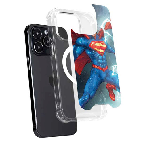 DC Comics Superman Elements iPhone 16 Pro MagSafe Case